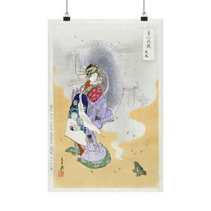 Geisha and frog by Gekko